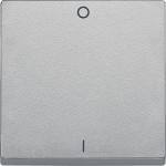 Merten Wippe mit Kennzeichnung 0/ 1, aluminium, System M 