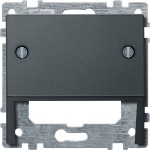 Merten Schrägauslass, anthrazit, System M 