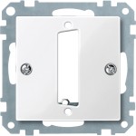 Merten 467819 Zentralplatte für D-Subminiatur-Steckverbinder 25-polig polarweiß glänzend System M 
