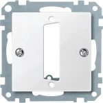 Merten 468319 Zentralplatte für D-Subminiatur-Steckverbinder 25-polig polarweiß System M 