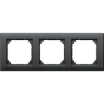Merten M-PLAN-Rahmen, 3fach, anthrazit 