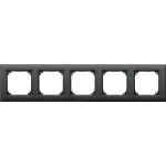 Merten M-PLAN-Rahmen, 5fach, anthrazit 