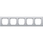 Merten M-PLAN-Rahmen, 5fach, aluminium 