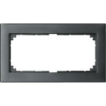 Merten M-PLAN-Rahmen, 2fach ohne Mittelsteg, anthrazit 