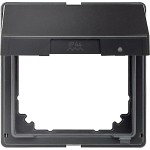 Merten Zwischenring mit Klappdeckel, anthrazit, AQUADESIGN 