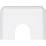 Merten Leitungseinführung, polarweiß, AUFPUTZ 