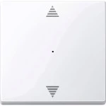 Merten Wippe für Tastermodul 1fach mit Aufdruck Auf/Ab, aktivweiß glänzend, System M 