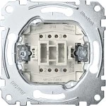 Merten Kreuzschalter-Einsatz, 1-polig, 10 AX, AC 250 V, Steckklemmen 