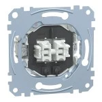 Merten Serienschalter-Einsatz mit Orientierungslicht, 1-polig, 10 AX, AC 250 V, Steckklemmen 