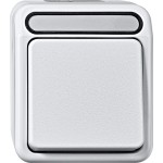 Merten Taster, Schließer 1-polig, polarweiß, AQUASTAR 