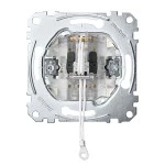 Merten Zug-Wechselschalter-Einsatz, 1-polig, 10 AX, AC 250 V, Steckklemmen 