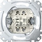 Merten Serienschalter-Einsatz, 1-polig, 16 AX, AC 250 V, Schraub-Liftklemmen 