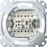 Merten Doppelwechselschalter-Einsatz, 1-polig, 16 AX, AC 250 V, Schraub-Liftklemmen 