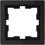 Merten D-Life Glas Rahmen, 1fach, Onyxschwarz 