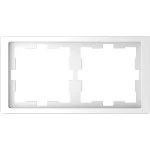 Merten D-Life Rahmen, 2fach, Lotosweiß 