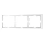 Merten D-Life Rahmen, 3fach, Lotosweiß 