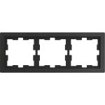 Merten D-Life Stein Rahmen, 3fach, Schiefer geschliffen 