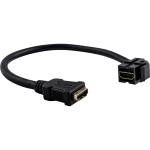 Merten HDMI-Keystone mit Kabelpeitsche, schwarz 