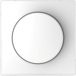 Merten Zentralplatte mit Drehknopf, Lotosweiß, System Design 