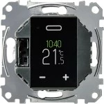 Merten Programmierbarer Universal Temperaturregler-Einsatz mit Touch-Display 
