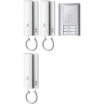 Ritto 1841320 Entravox Audio Set 3 Wohnungen silber/weiß 