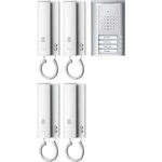 Ritto 1841420 Entravox Audio Set 4 Wohnungen silber/weiß 