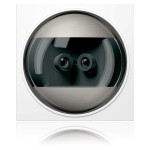 Ritto 1878770 Portier Kameramodul Farbe elektrisch umschaltbar weiß 