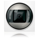 Ritto 1878970 Portier Kameramodul mechanisch einstellbar weiß 