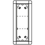 Ritto 1881320 Unterputzrahmen 3 Modulplätze silber 