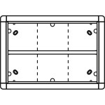 Ritto 1883670 Aufputzrahmen 6 Modulplätze weiß 