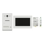 Ritto RGE2092170 Listo Video Einfamilienhaus-Set TwinBus IP Weiß AP 