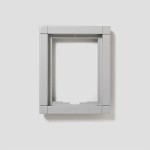 Siedle KR611-1/1-0SM Kombirahmen Silber-Metallic 200016830-01 