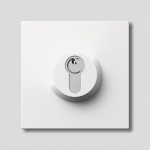 Siedle SM611-01W Schloss-Modul Weiß 200019404-01 