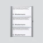 Sonderartikel: Siedle TM611-3,BTM650-3SM Namensschild komplett Silber-Metallic 200029045-00 