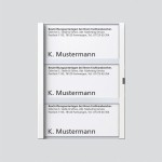 Sonderartikel: Siedle TM611-3,BTM650-3W Namensschild komplett Weiß 200029046-00 