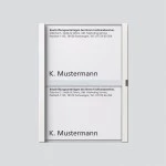 Sonderartikel: Siedle TM612-2,BTM650-02W Namensschild komplett Weiß 200029790-00 