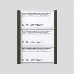 Sonderartikel: Siedle TM612-3,BTM650-03GM Namensschild komplett Graphitbraun-Metallic 200029791-00 