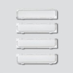 Sonderartikel: Siedle CA812-4,CA/CAU850-4 Namensschild-Oberteil Glasklar 200029866-00 