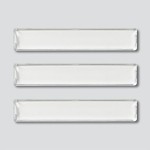 Sonderartikel: Siedle CL02SiedleClassic Namensschild-Oberteil Ruftaste Glasklar 200029966-00 3 Stück 
