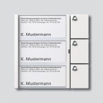 Siedle TM612-3W Tasten-Modul Weiß 200035521-00 