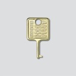 Sonderartikel: Siedle IM511-0 Schlüssel für Informations-Modul Edelstahl gebürstet 210007018-00 