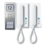 Siedle SETCA812-2E/W Audio-Set Siedle Compact Edelstahl gebürstet 210008739-00 