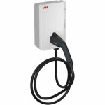 ABB 6AGC082156 Terra AC Wandladestation, 5 m Typ 2 Ladekabel, max. 11 kW, 3-phasig mit 16 A, 