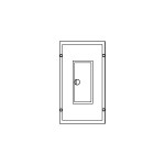 Striebel & John 2CPX043744R9999 Zählerhaube mit Tür 375 mm 