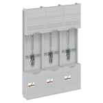 Striebel & John 2CPX054083R9999 Zählerfeld 7RE 3Z, vorverdrahtet mit Zählerkreuz, Netzsystem TN-S 5-polig 