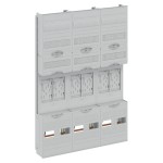 Striebel & John 2CPX054124R9999 Zählerfeld 7RE 6Z, vorverdrahtet mit BKE-I, Netzsystem TN-S 5-polig 