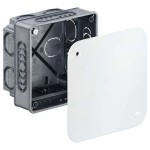 Kaiser 1094-01 Unterputz Verbindungskasten 87 x 87 x 60 mm halogenfrei mit Deckel mit Geräteschrauben 