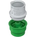 Kaiser 1204-34 Betonbau End- und Übergangstülle für M25 Rohre mit Putzhaut 2-teilig Ø 36 x 35 mm 