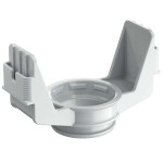 Kaiser 1211-25 Betonbau B¹ Prefix®-Adapter Ø 25mm 1-teil für Art.-Nr. 1202-34 u. 1204-34 zur Prefix® Flügel-Aufnahme 