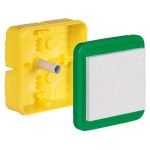 Kaiser 1296-22 Betonbau Universal-Einbaugehäuse 180 x 180 x 90 mm mit Mineralfaserplatte 